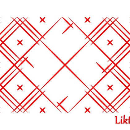 Kristas Likteņa zīme Rūtas rakstā